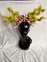 Load image into Gallery viewer, Glamour Grinch Headband