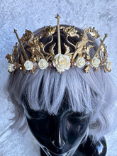 Load image into Gallery viewer, Garden of Valor Brass Tiara