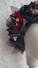 Load and play video in Gallery viewer, Dark Angel Floral Wreath Crown
