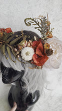 Load and play video in Gallery viewer, Autumnal Faerie Fern Wreath