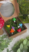 Load and play video in Gallery viewer, Mushroom Wine Charms