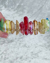 Load and play video in Gallery viewer, Rainbow Crystal Crown