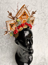 Load image into Gallery viewer, Gingerbread Home Headband

